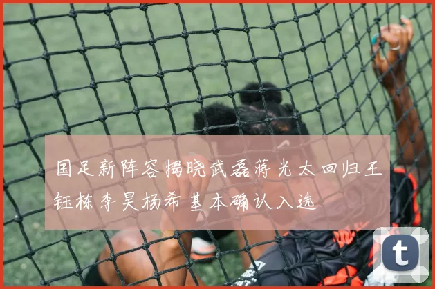 国足新阵容揭晓武磊蒋光太回归王钰栋李昊杨希基本确认入选